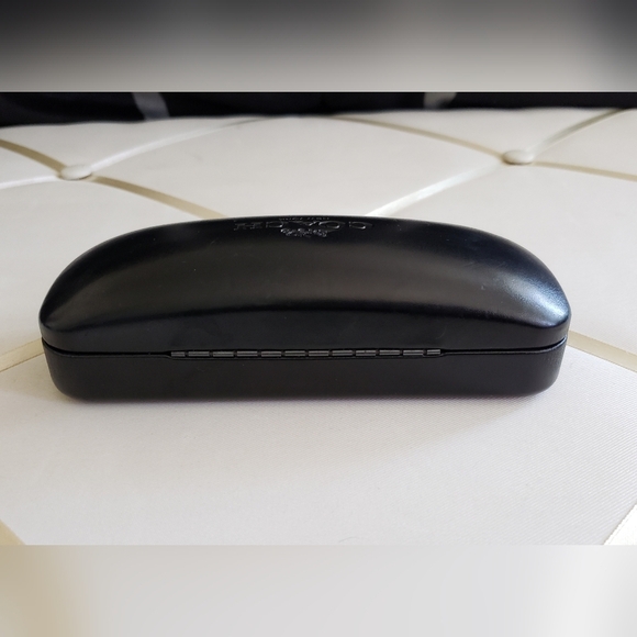 Coach Vintage Authentic Black Hard  Clamshell Eyeglasses / Sunglasses Case EUC - Picture 3 of 6